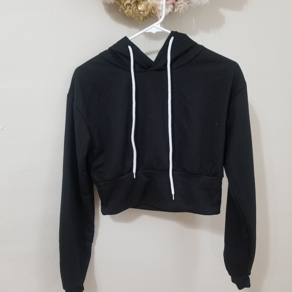 Crop top hoodie